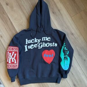 Lucky me I see ghosts hoodie, new never worn; size small